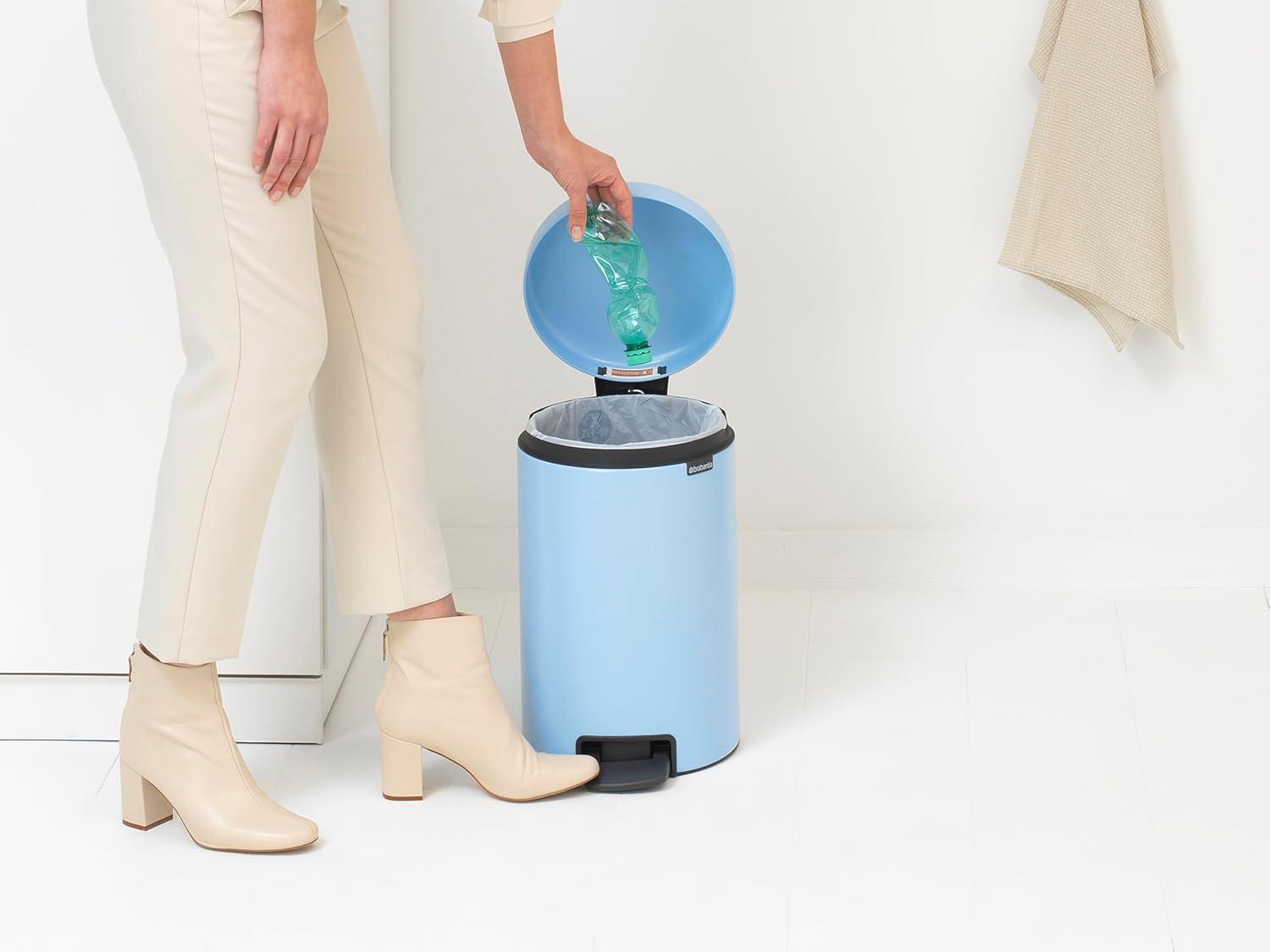 Brabantia Newicon Step On Trash Can, 3.2 Gallon (12 Liter)