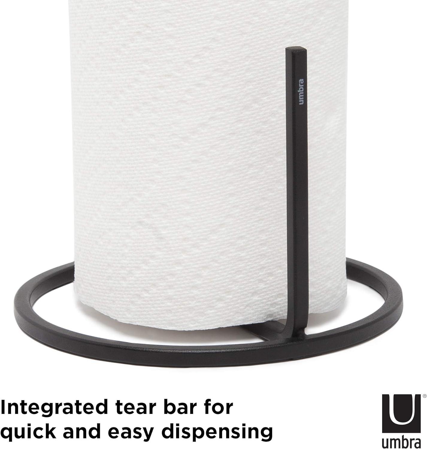 Black Metal Wire Countertop Paper Towel Holder