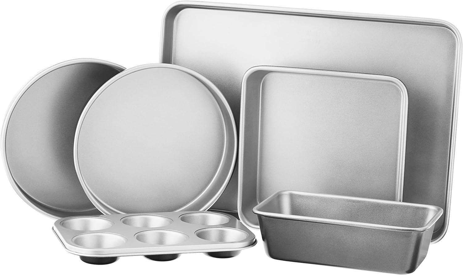 Cuisinart 6-Piece Silver Non-Stick Bakeware Set