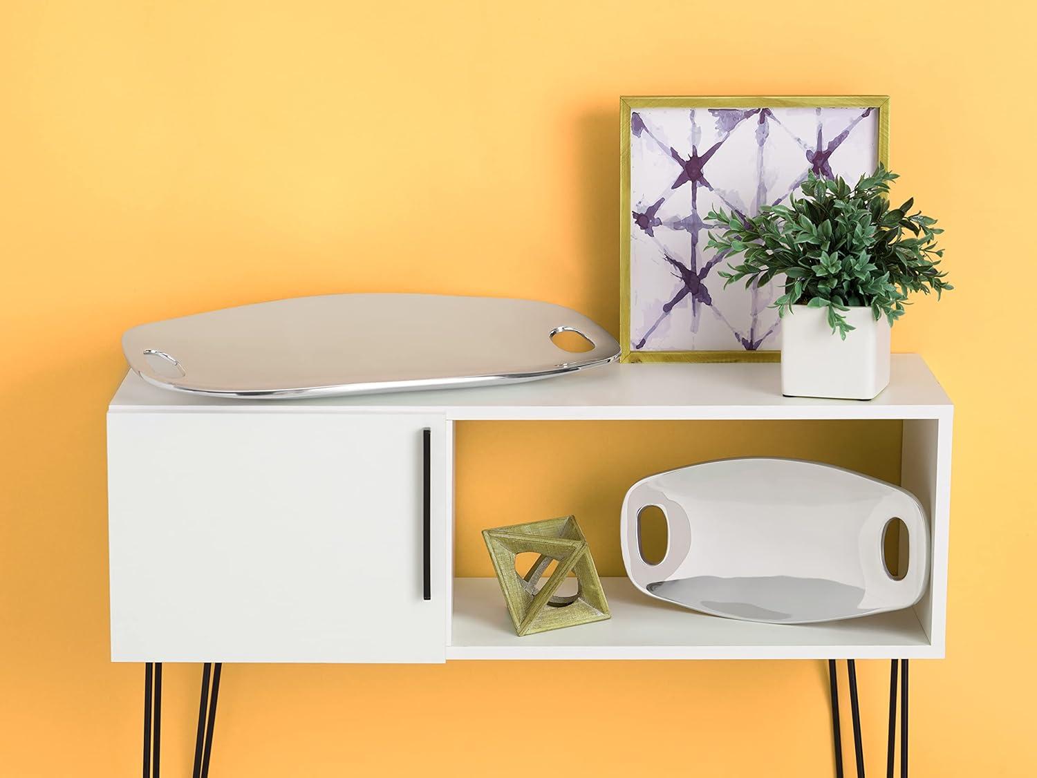 Nambe Entertaining Handled Tray - 21''