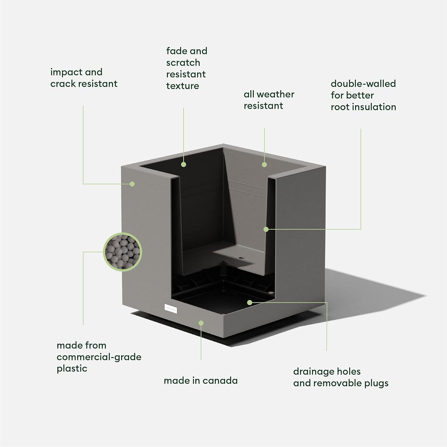 Block Series Cube Planter