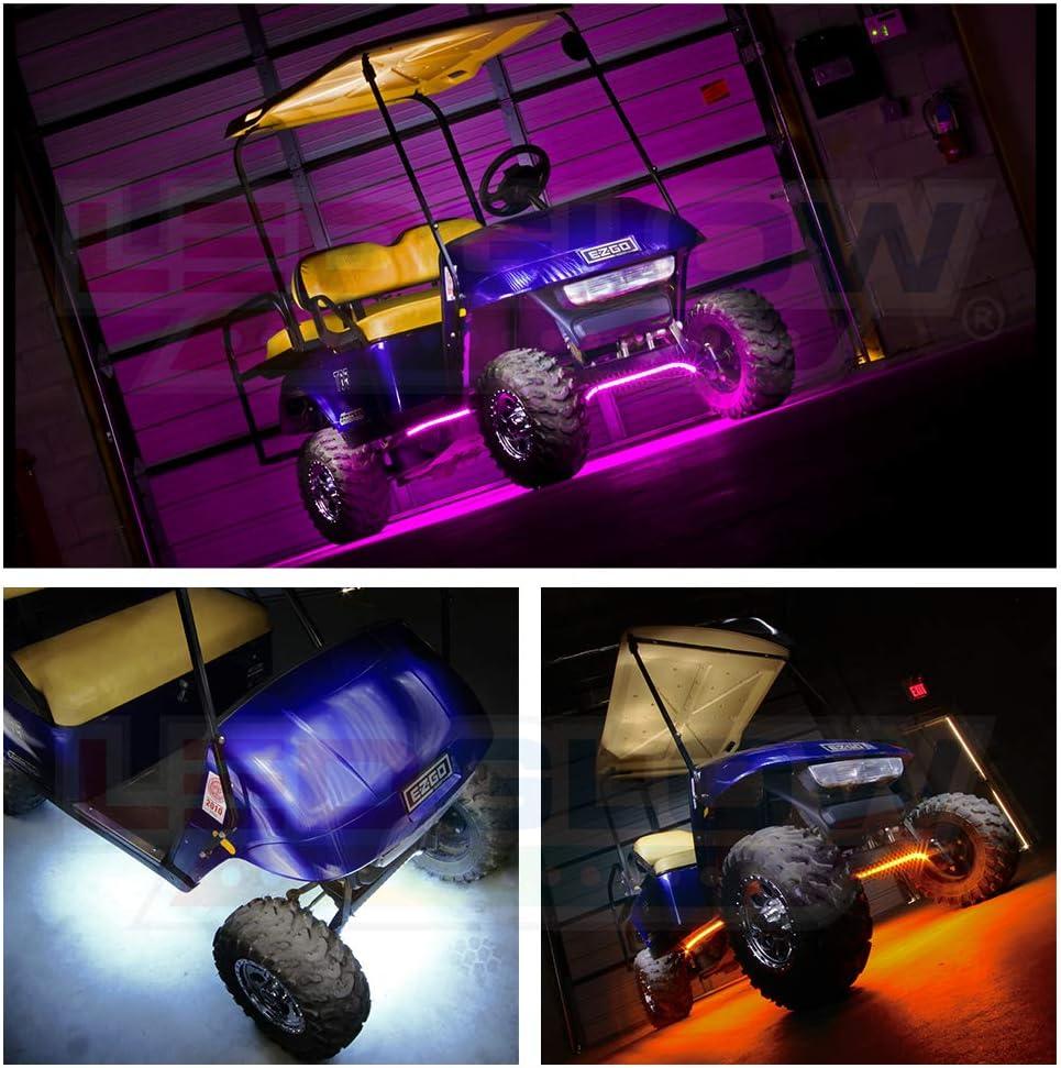 LEDGlow Million Color LED Golf Cart Underbody Underglow Light Kit