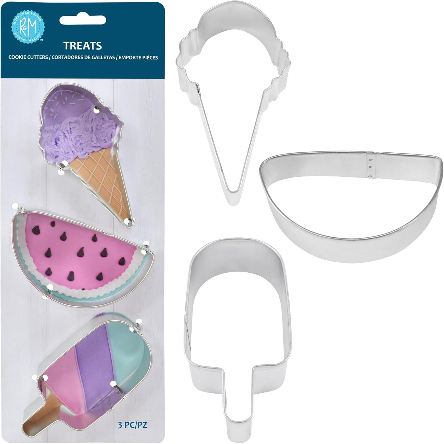 R&M International Treats 3 Piece Cookie Cutter Set