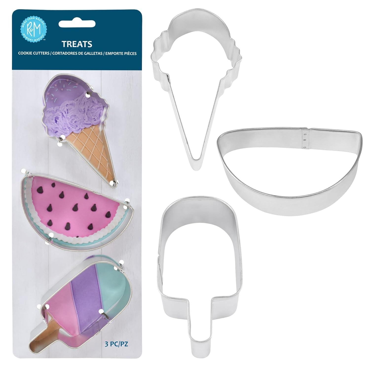 R&M International Treats 3 Piece Cookie Cutter Set