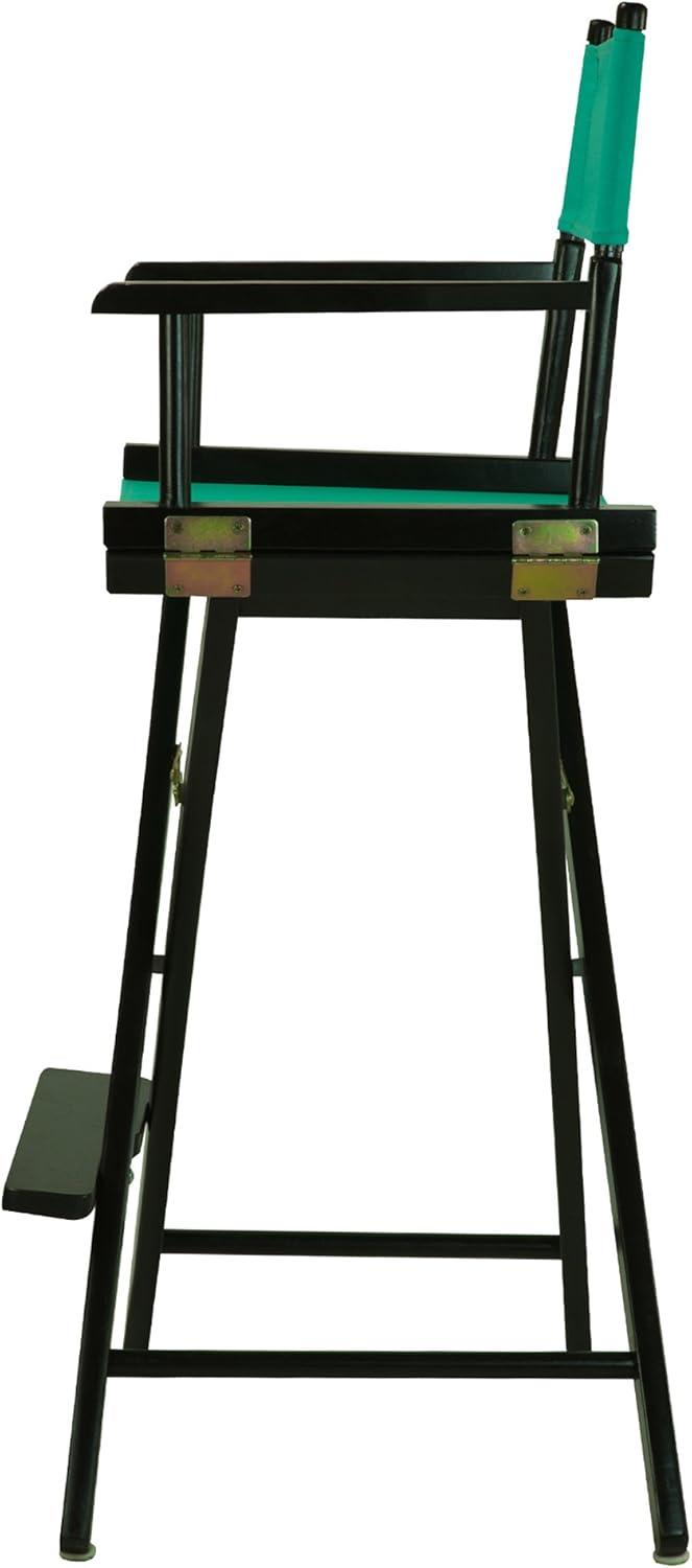 "30" Director's Chair Black Frame-Teal Canvas"