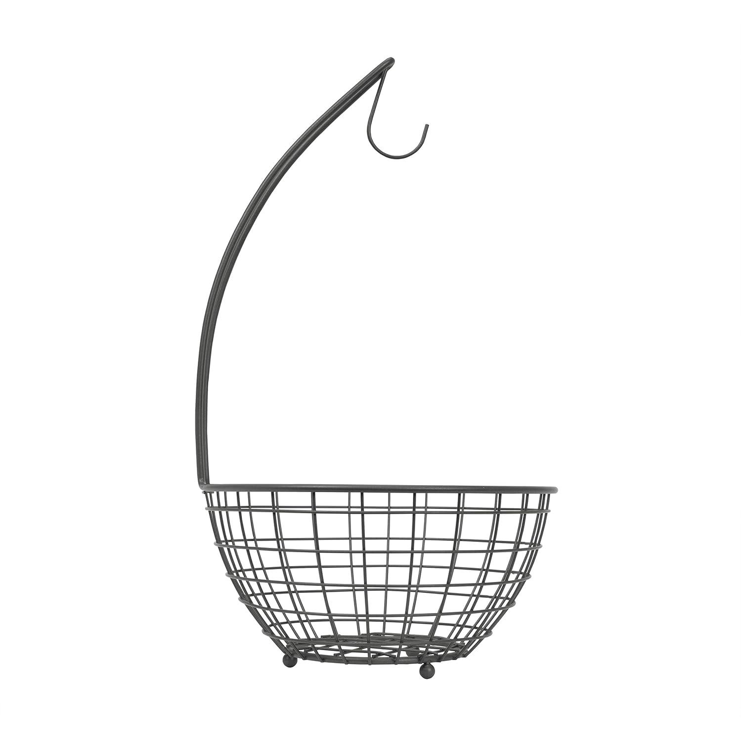 Grid Industrial Gray Industrial Gray Small Fruit Tree Basket