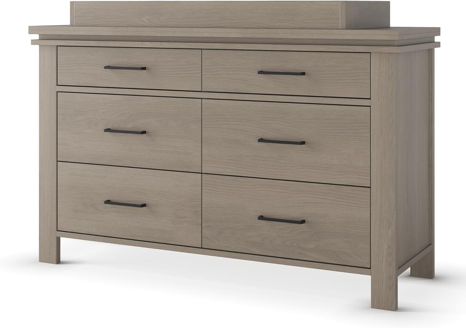 Child Craft Denman 55" Wide 6-Drawer Double Dresser