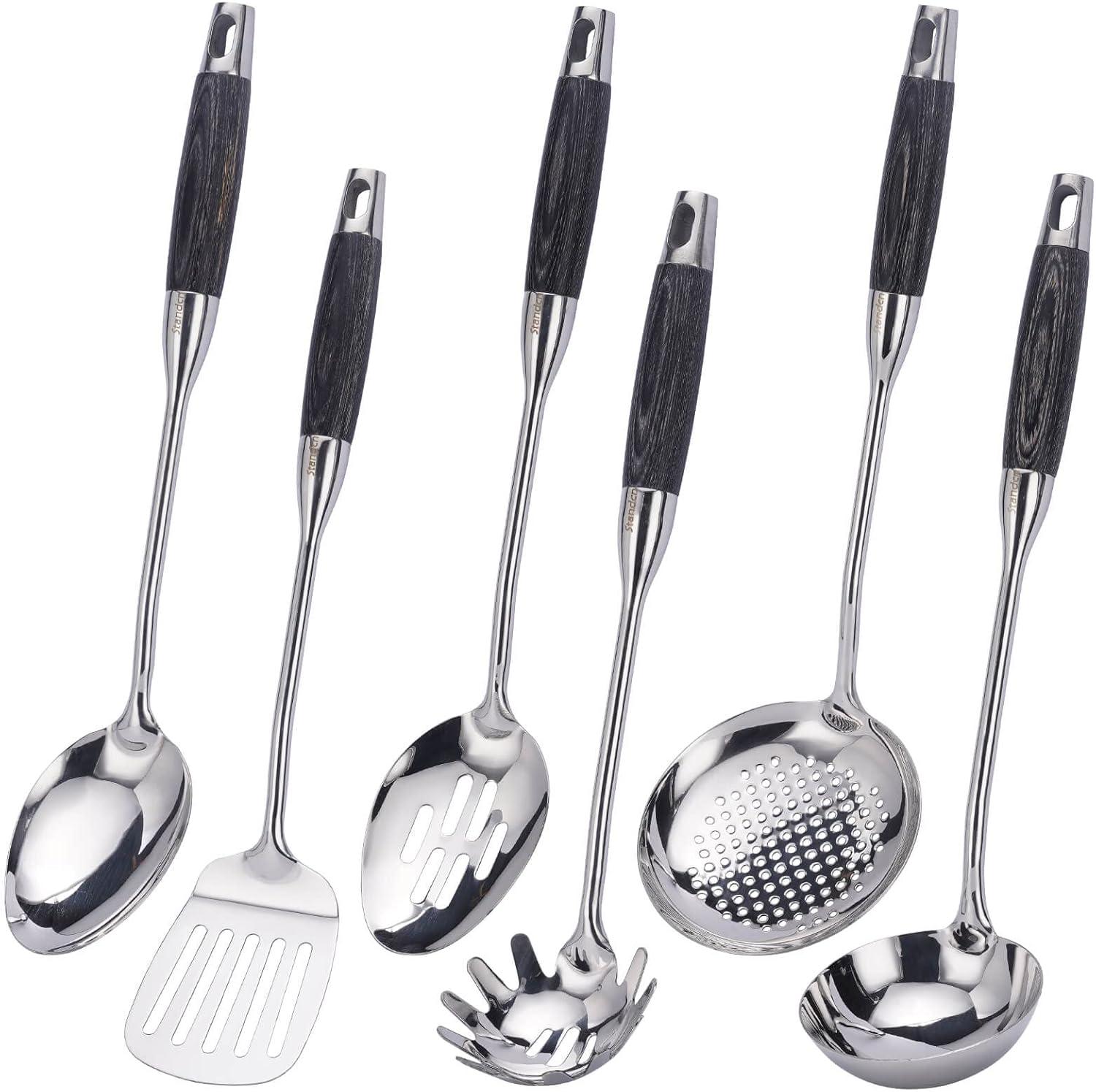 Wuyi 6 Piece Stainless Steel Cooking Utensil Set