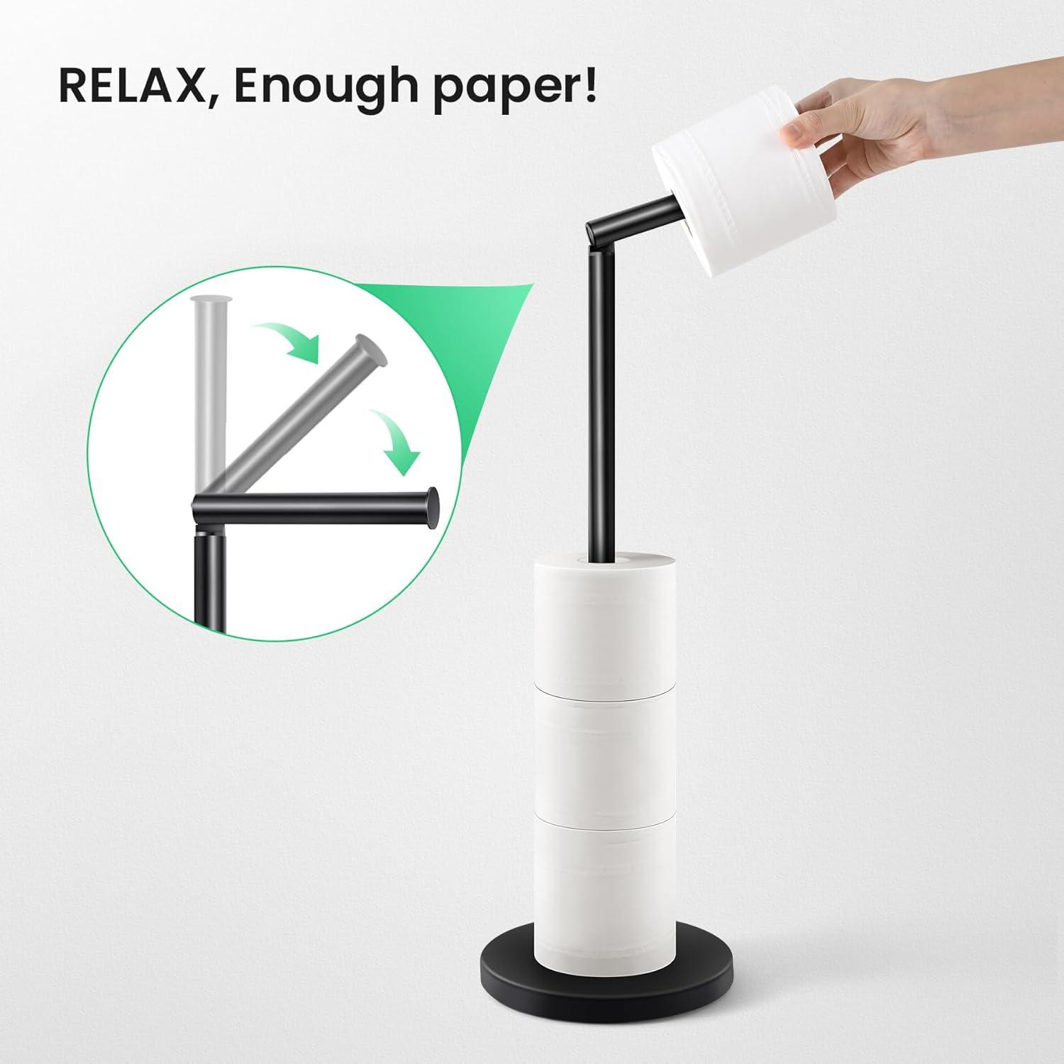 TOPEFIC HPA6LRTN02 Free Standing Toilet Paper Holder
