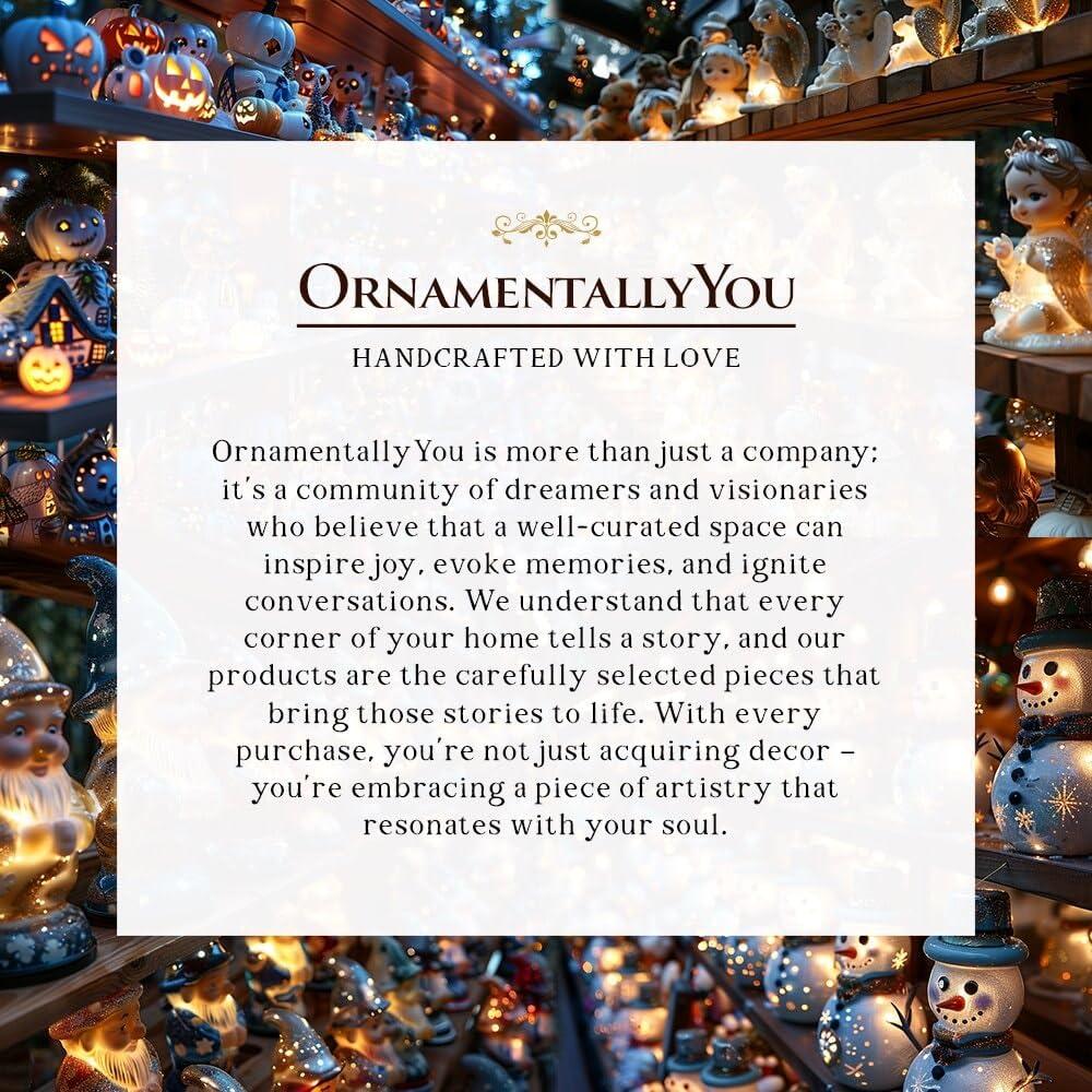 Harvest and Bloom Country Bunny Pair Figurine, 8" Rabbit Garden Statue Set| OrnamentallyYou