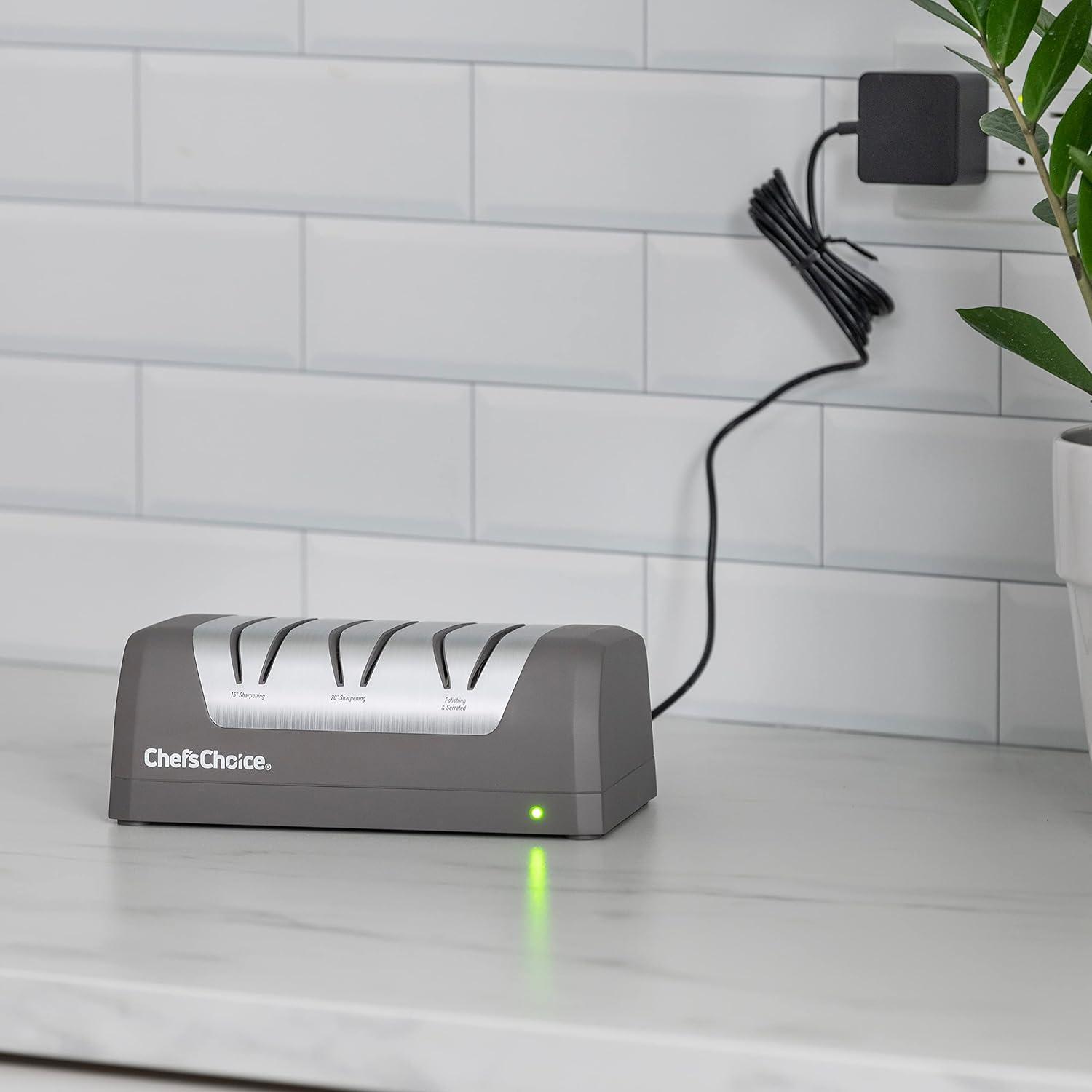 Chef'sChoice Chef'sChoice Rechargeable AngleSelect DC 1520 Electric Knife Sharpener