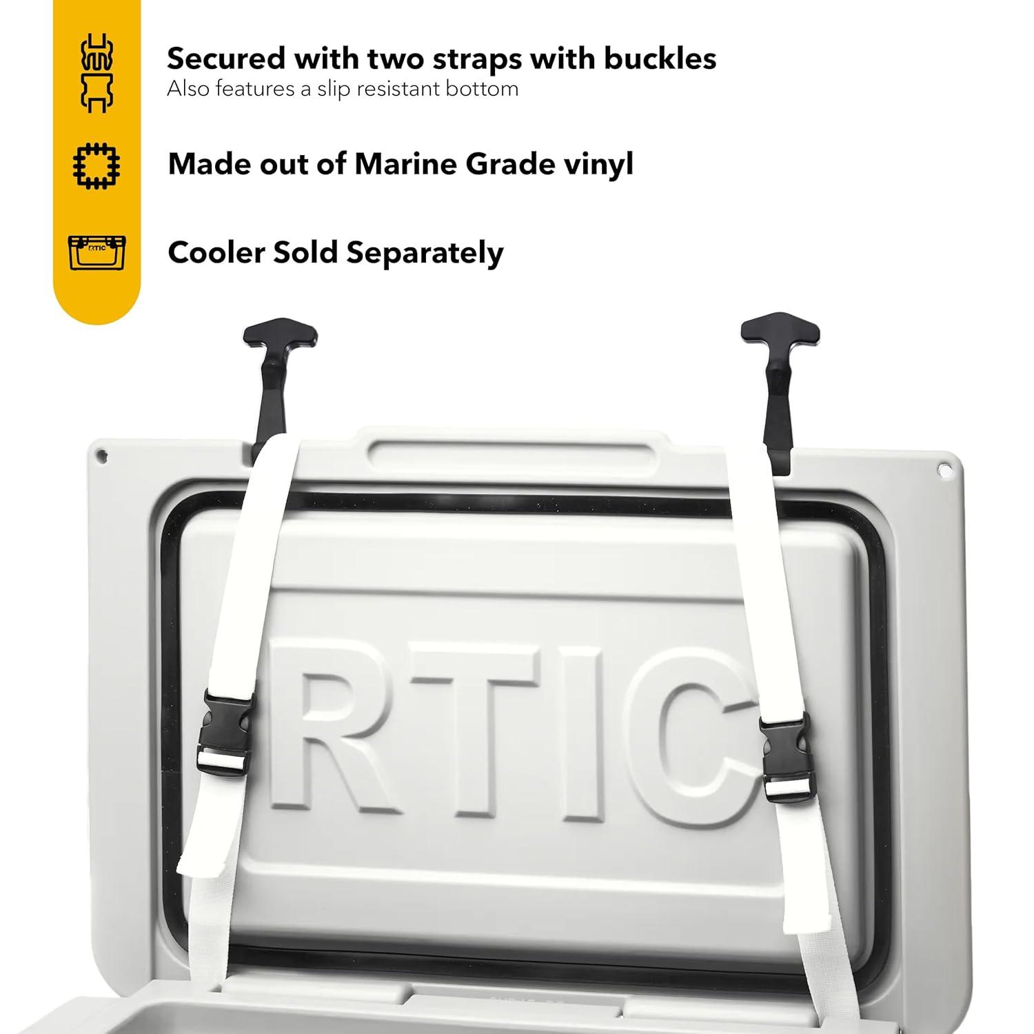 RTIC Cushion for Ultra-Tough Cooler, Easy Clean Vinyl, fits 45 qt