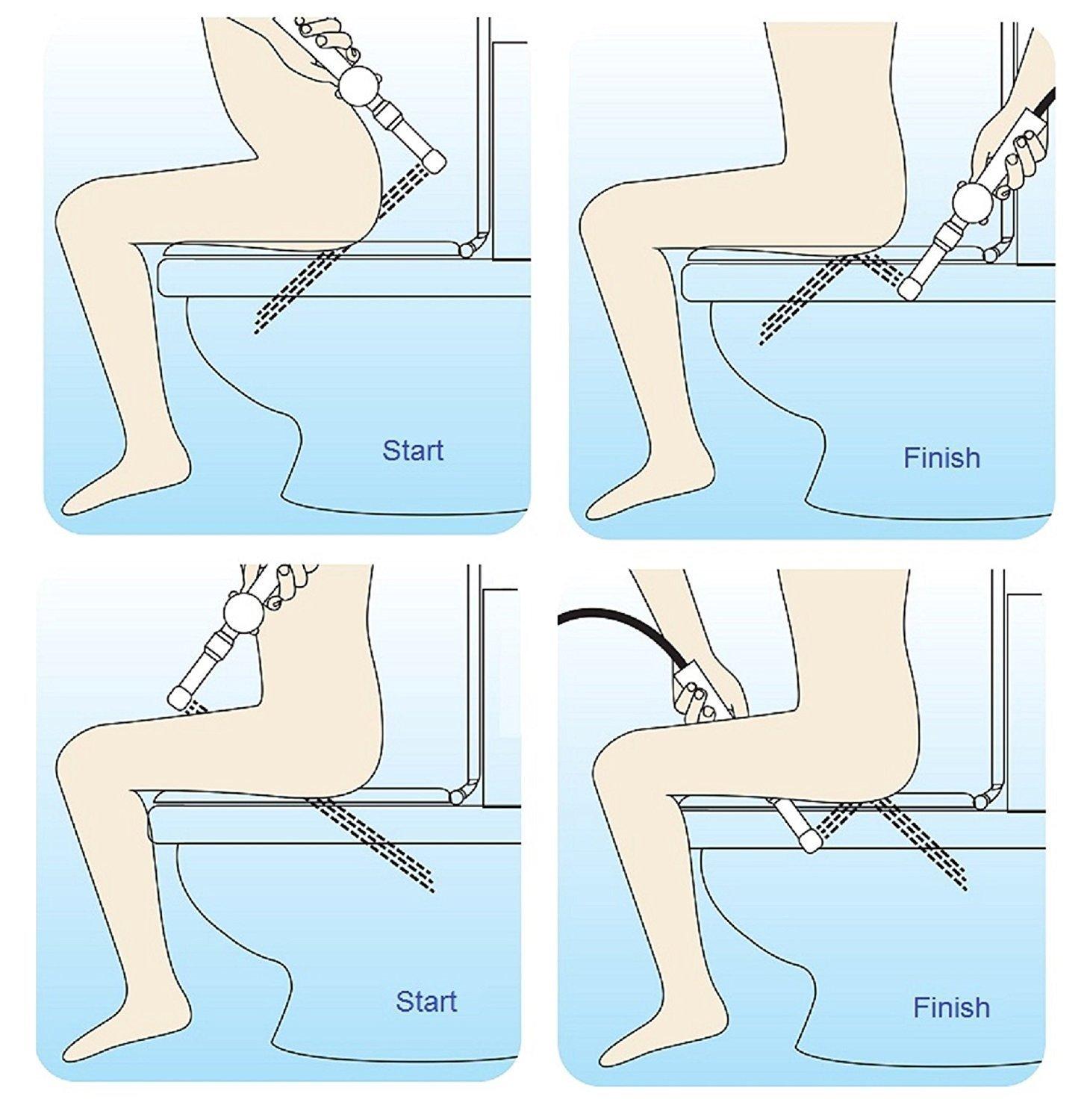 Patented Aquaus 360 Bidet for Faucet with Brass Sprayer- Warm Water Bidet – Dual Thumb Pressure Controls - Adjustable Spray Pressure - Extended Spray Reach 4’’ to 11’’
