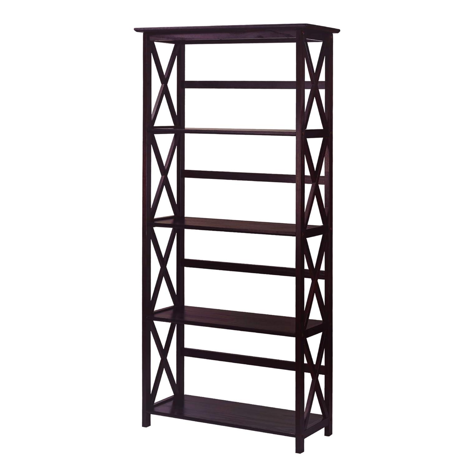 Ltd  Montego 5 tier Bookcase  Espresso