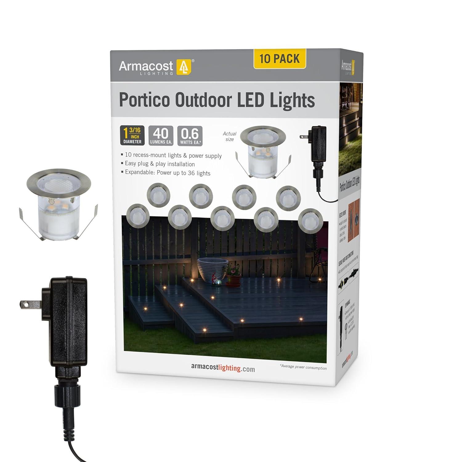 Portico Outdoor LED Light & Driver Starter Kit 10pk