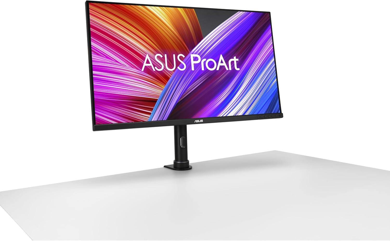 ASUS ProArt Desk Mount Kit (ACL02) - Supports Most 24" to 34" Proart Displays, C-Clamp, Mounting Base, Ergonomic Adjustments, Clean Desk Setup, Free Up Desk Space, Quick and Easy Set-up, Minimal