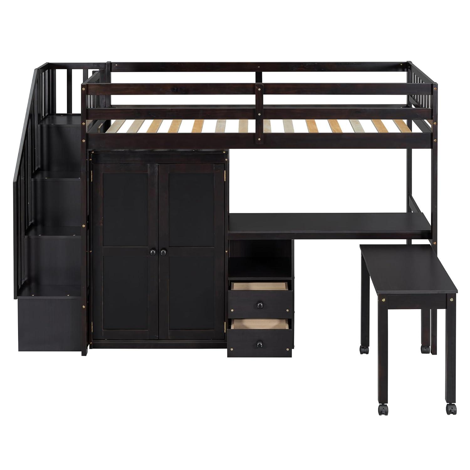 Reprise Designs Desk & Wardrobe – Space-Saving Multifunctional Loft Bed