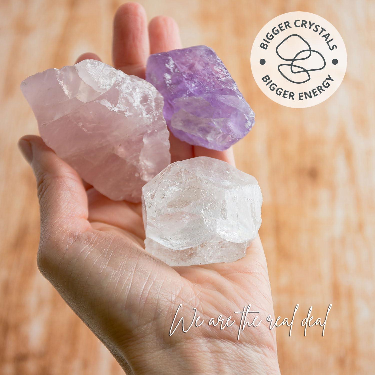 X-Large Amethyst Geode and Self-Love Crystal Healing Set