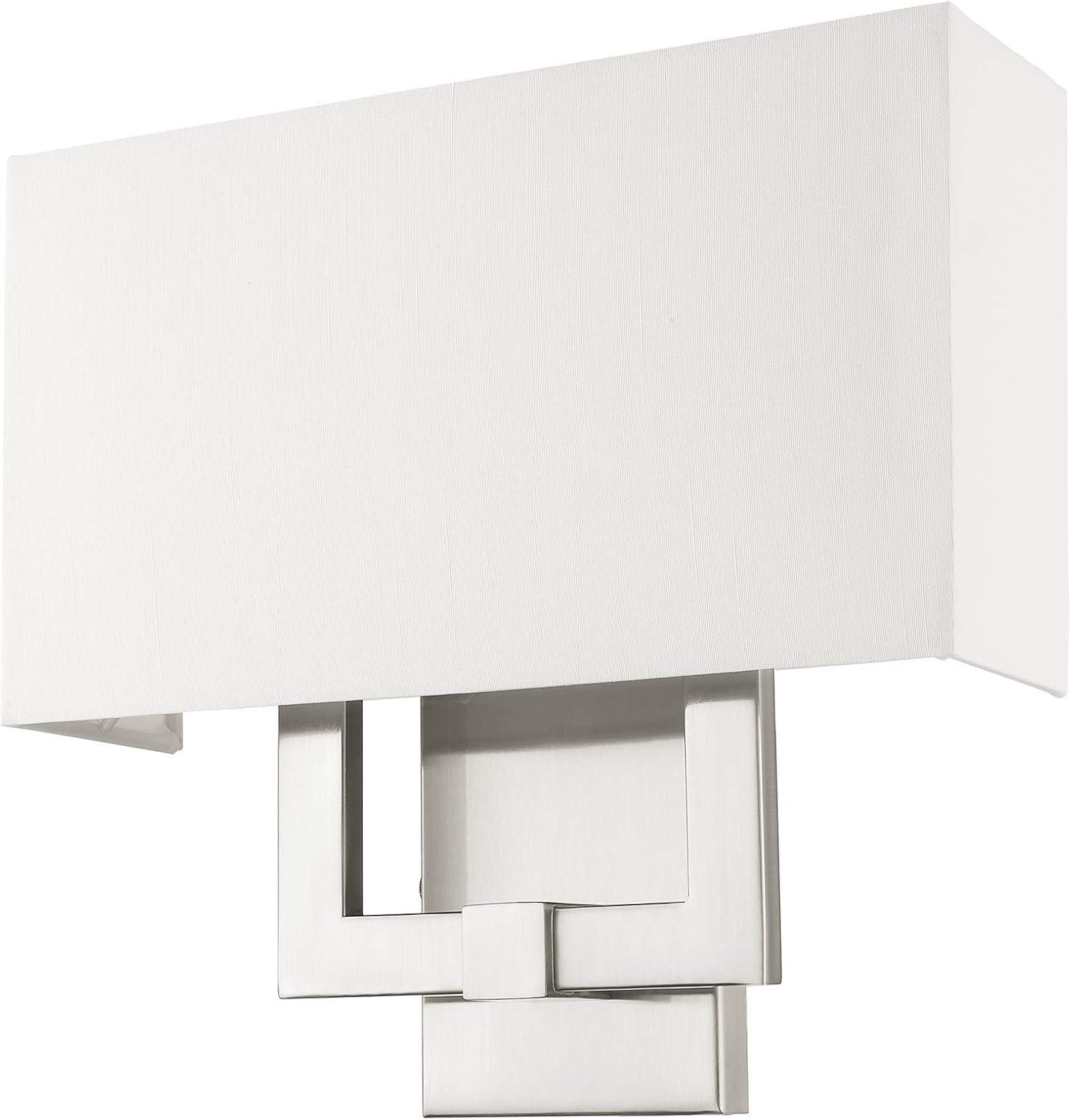 Livex Lighting Hollborn 2 - Light Wall Light in  Brushed Nickel