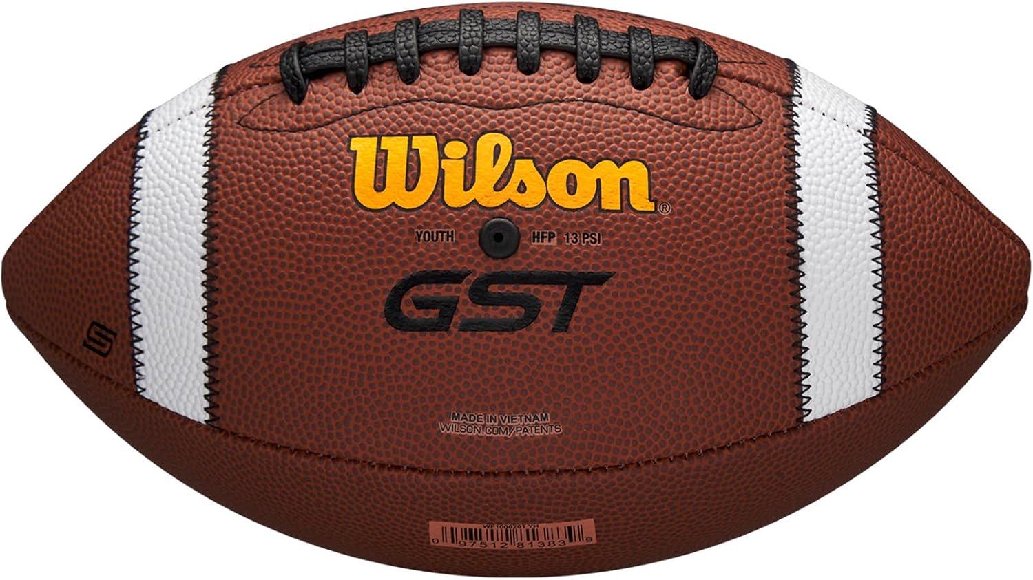 Wilson GST Speed Skin Official Football - Brown