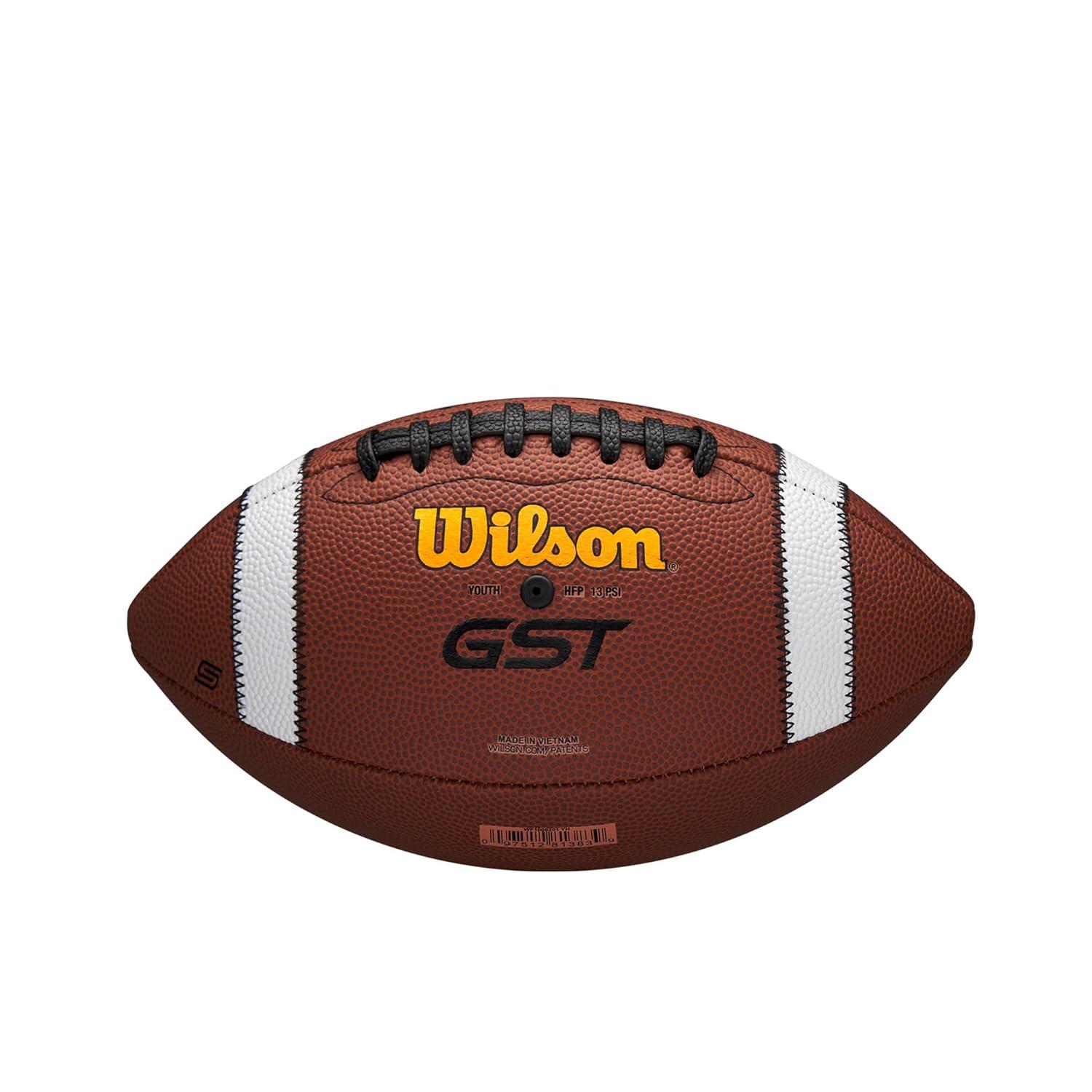 Wilson GST Speed Skin Official Football - Brown