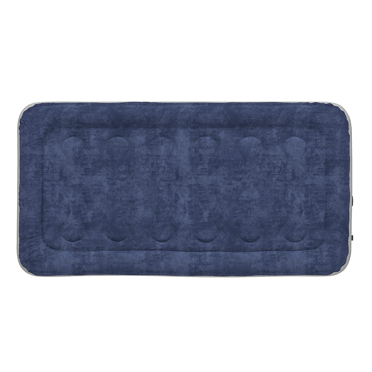 Flash Furniture 18 inch Air Mattress with ETL Certified Internal Electric Pump and Carrying Case - Twin