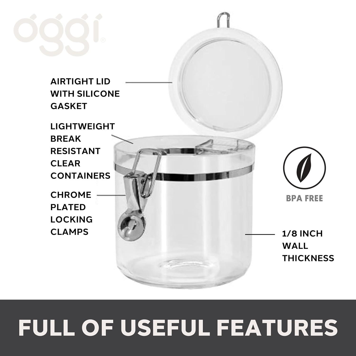 OGGI OGGI Fresh 5 Piece Kitchen Canister Set (Set of 5)