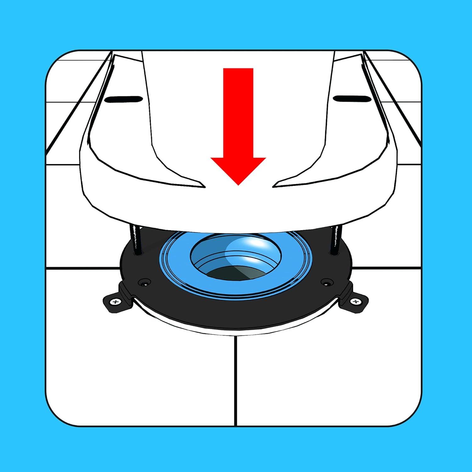 Danco Hydroseat Toilet Flange Repair Kit, New (10672X)