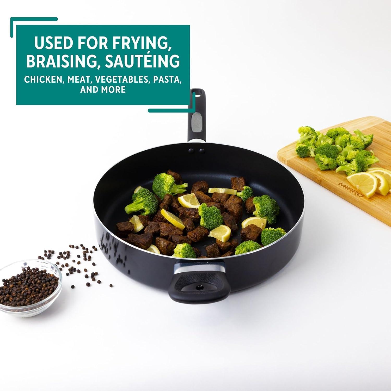 Mirro Get-A-Grip 12'' Saute Pan with Lid