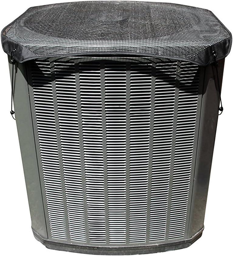 Black PVC-Coated Mesh Universal Air Conditioner Cover