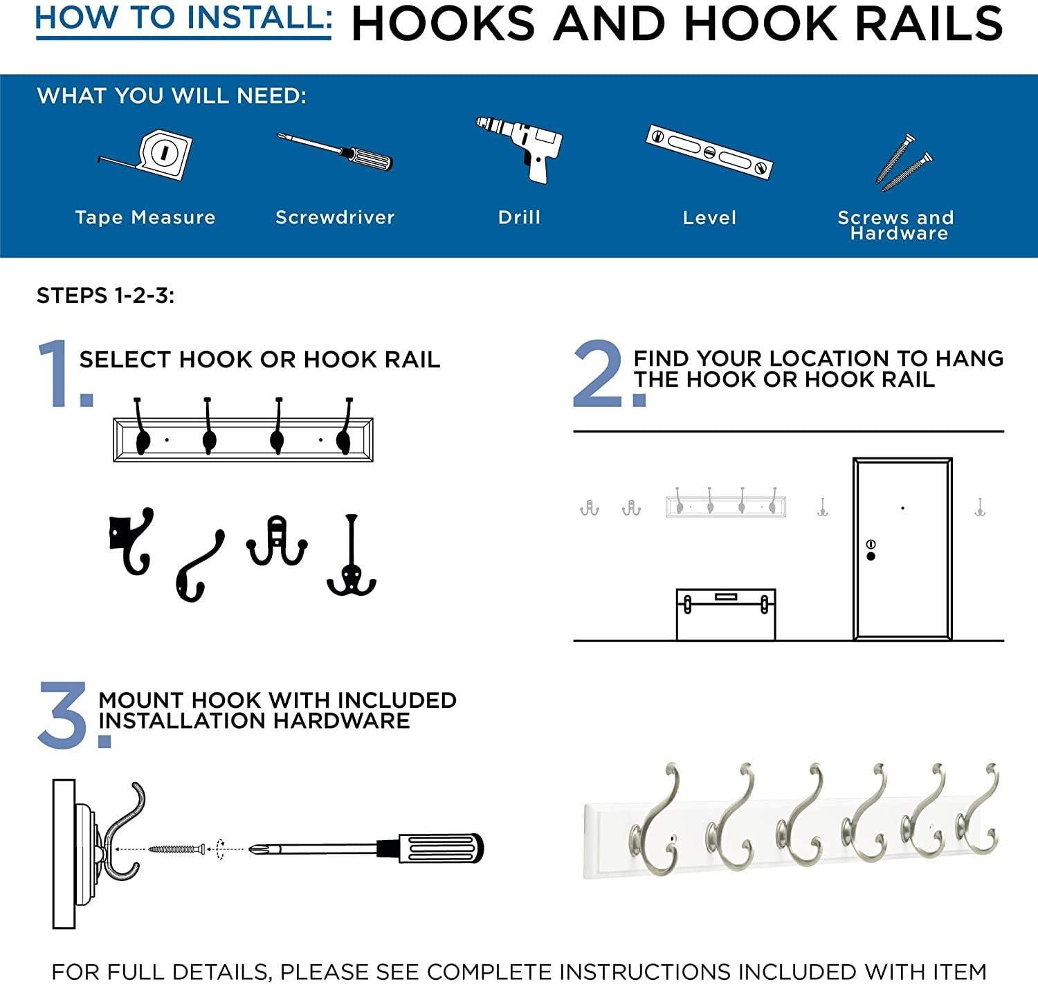 Single Prong Robe Wall Hook