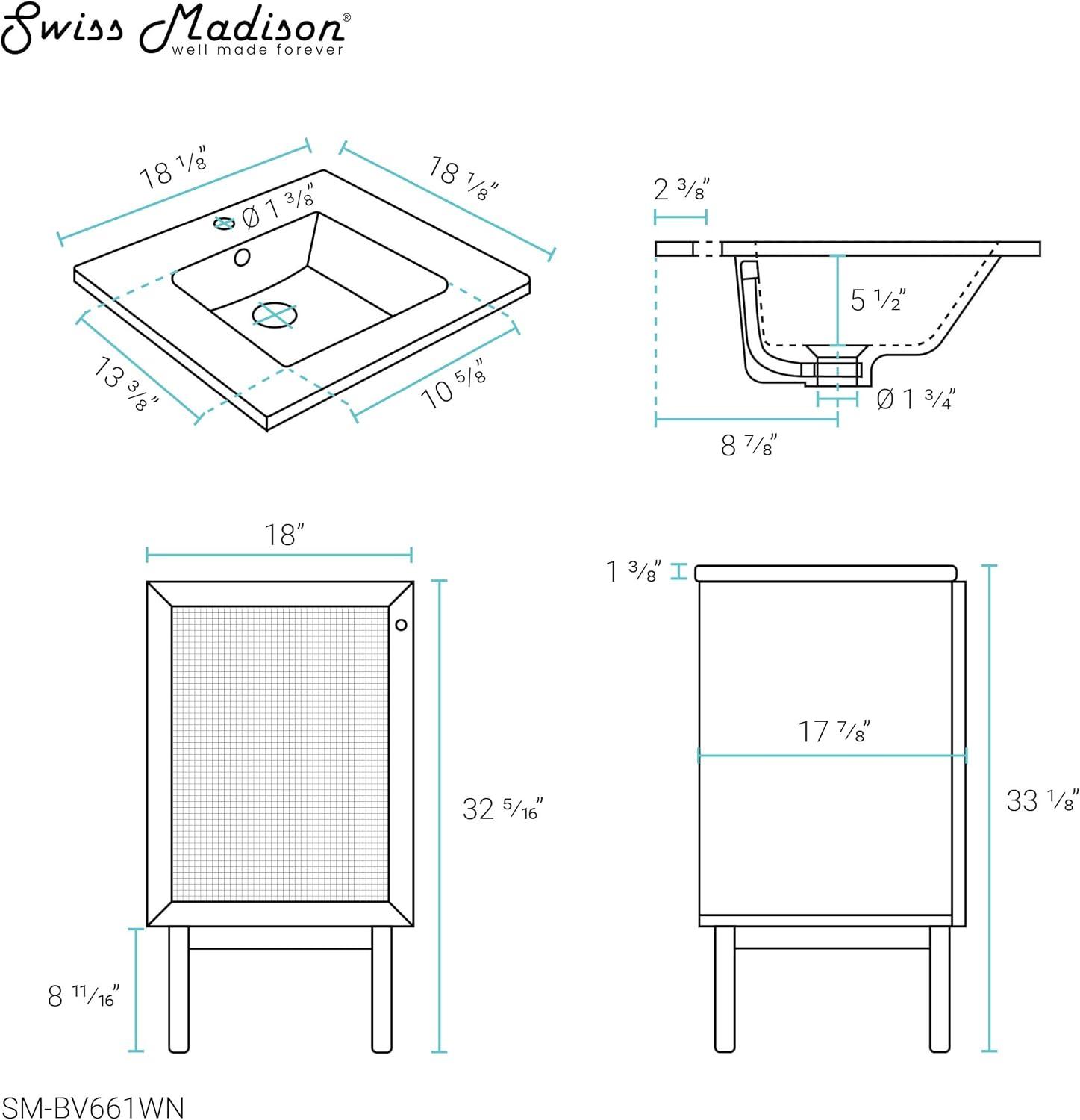 Classe 18" Bathroom Vanity