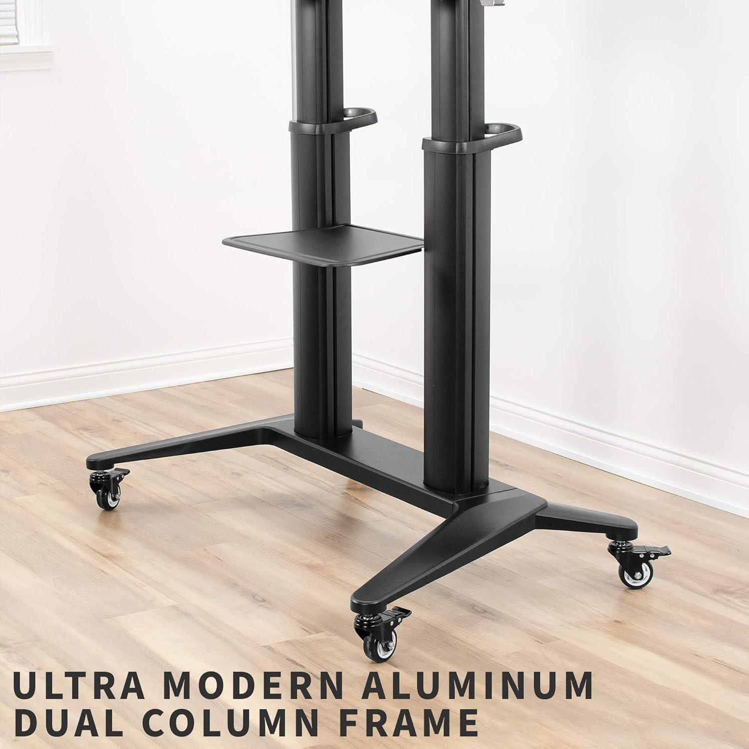 Aluminum Mobile Large Screen TV Cart