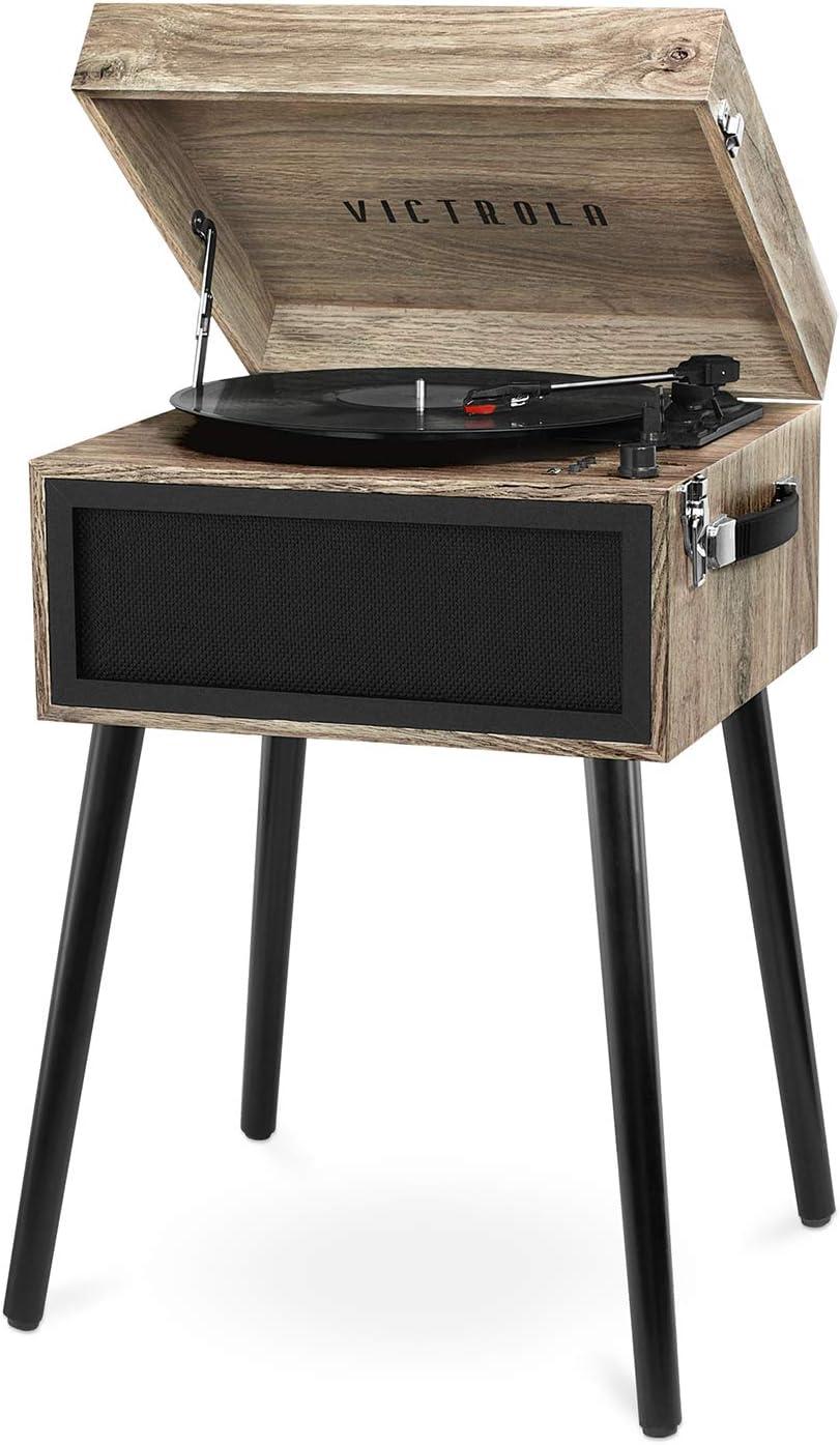 Victrola Liberty Bluetooth Record Player 3-Speed Turntable with Stand