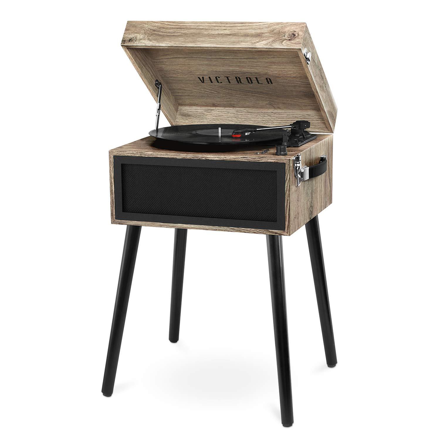 Victrola Liberty Bluetooth Record Player 3-Speed Turntable with Stand