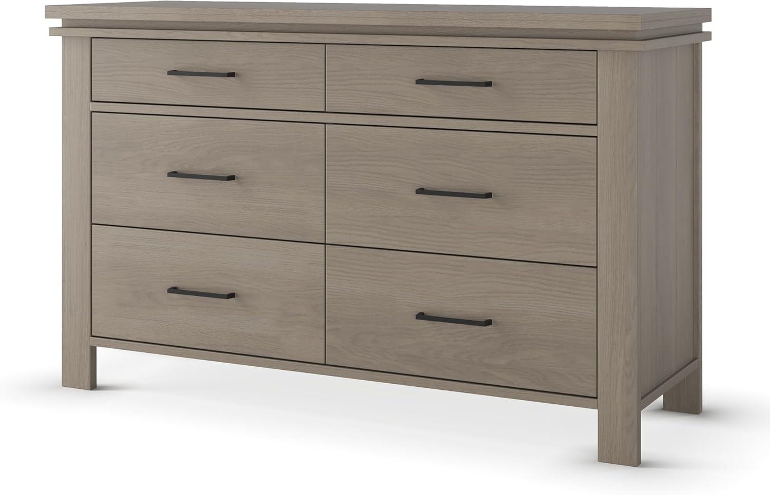 Child Craft Denman 55" Wide 6-Drawer Double Dresser