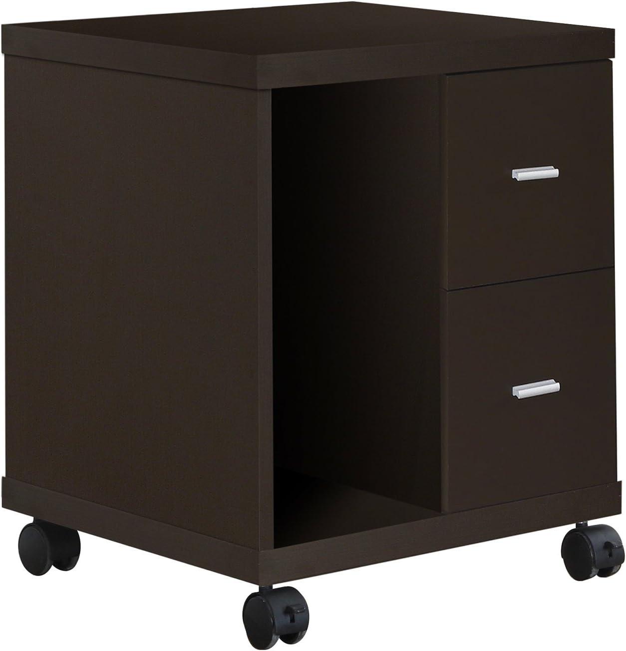 Madrina 18'' Wide 2 -Drawer Mobile Solid Wood File Cabinet