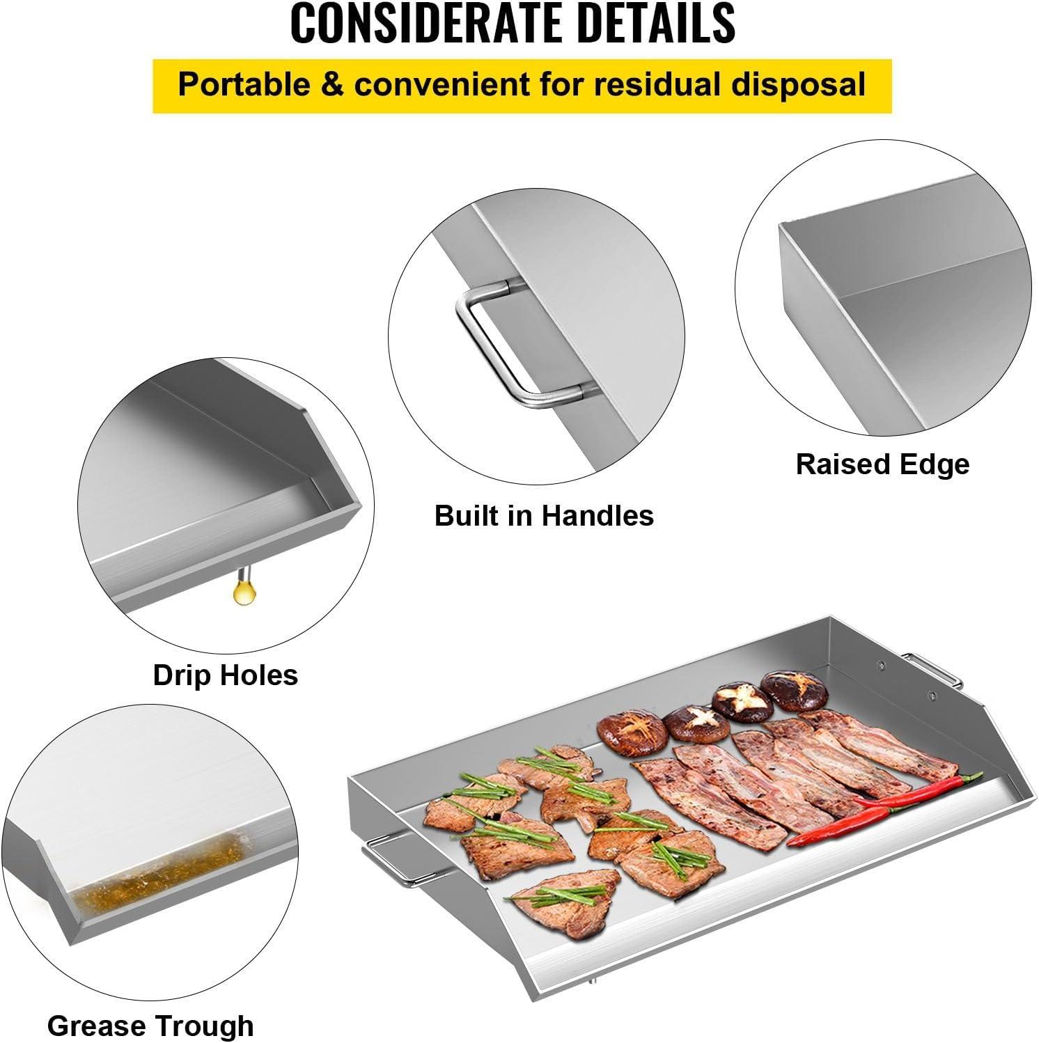 VEVOR 36" Non-Stick Stainless Steel Griddle