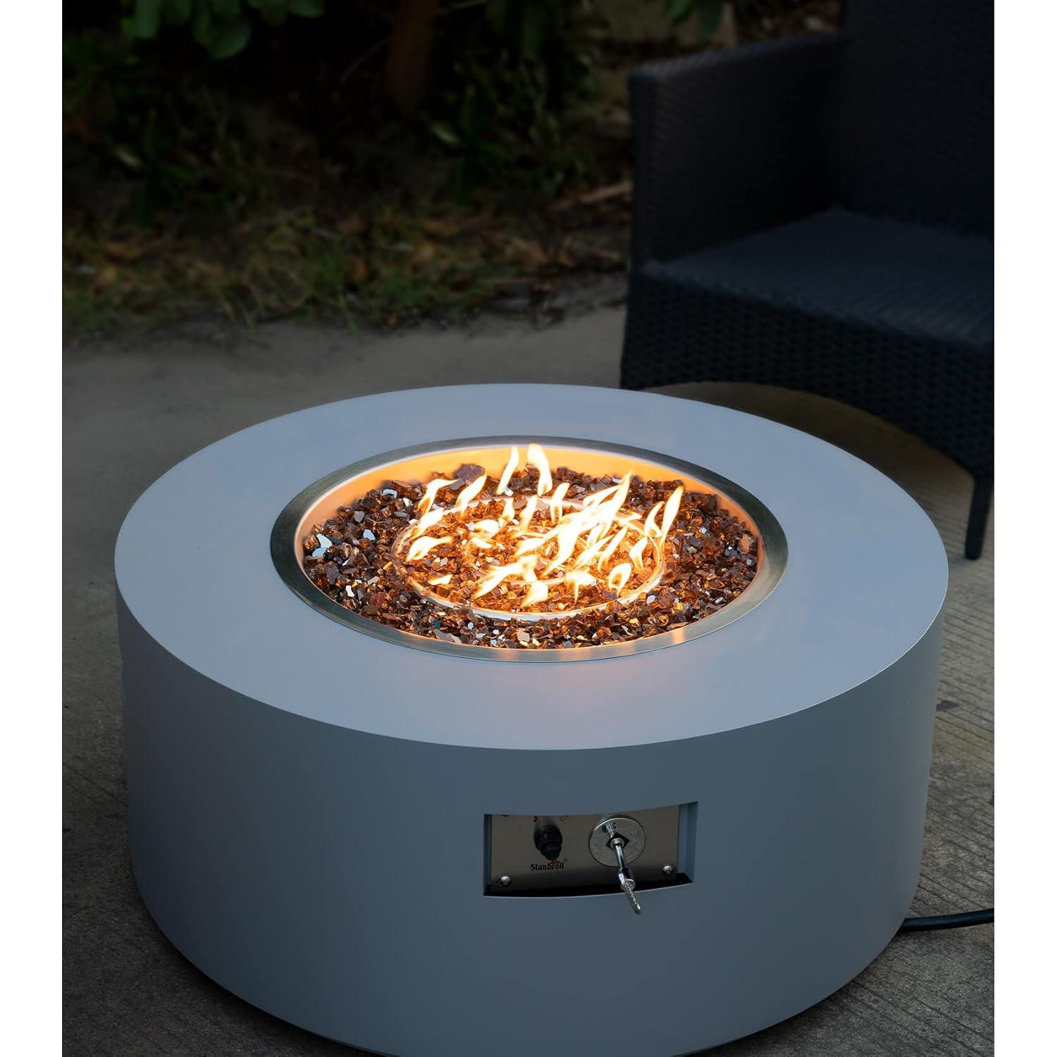 American Fireglass 1/2" Fire Pit Glass