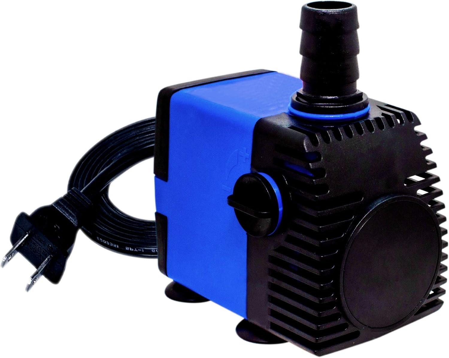 Aqua Dream 320 GPH Blue Submersible Aquarium Water Pump