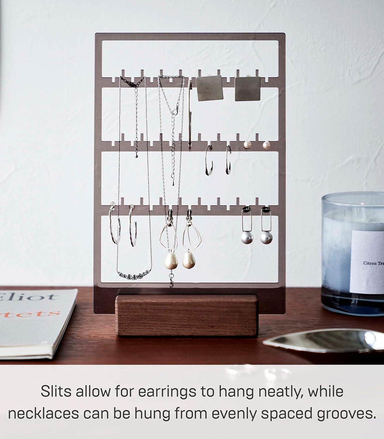 Yamazaki Home Rin Plastic Jewelry Stand