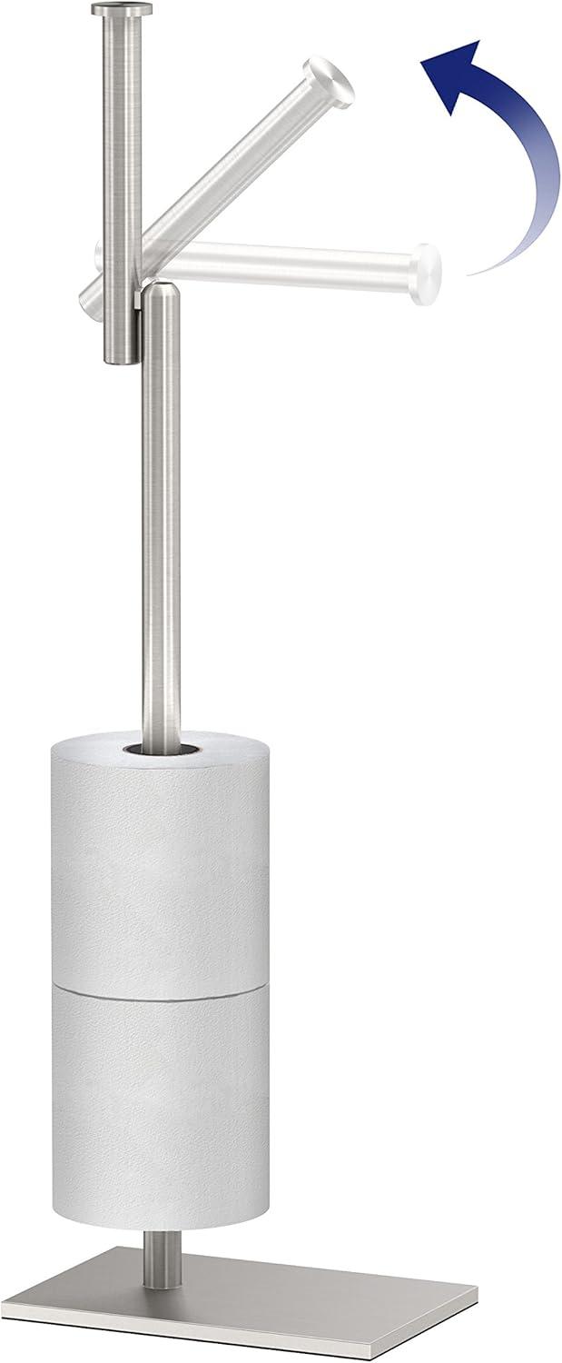 Freestanding Toilet Paper Holder with Storage