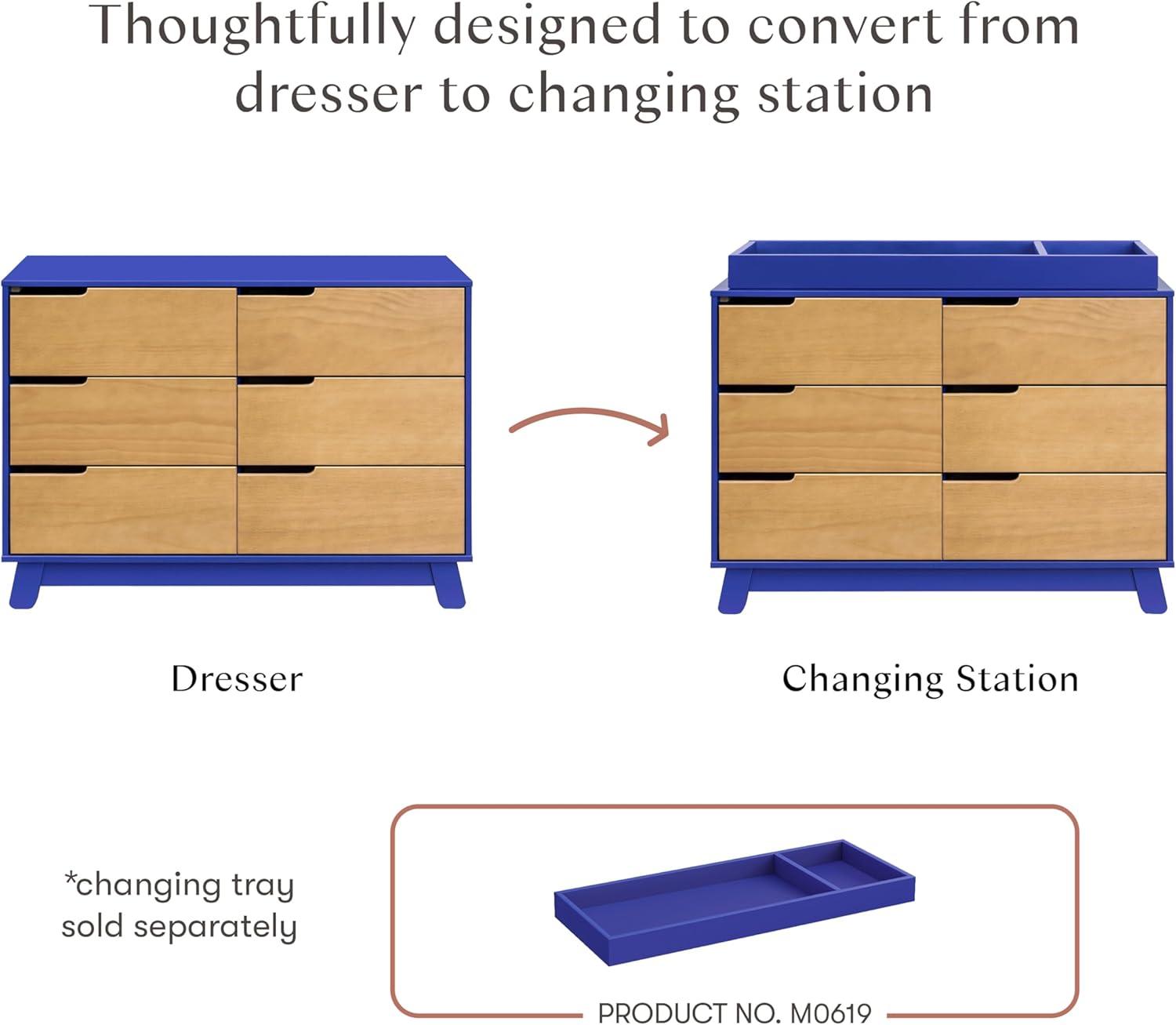 Hudson 6 Drawer 48" W Double Dresser