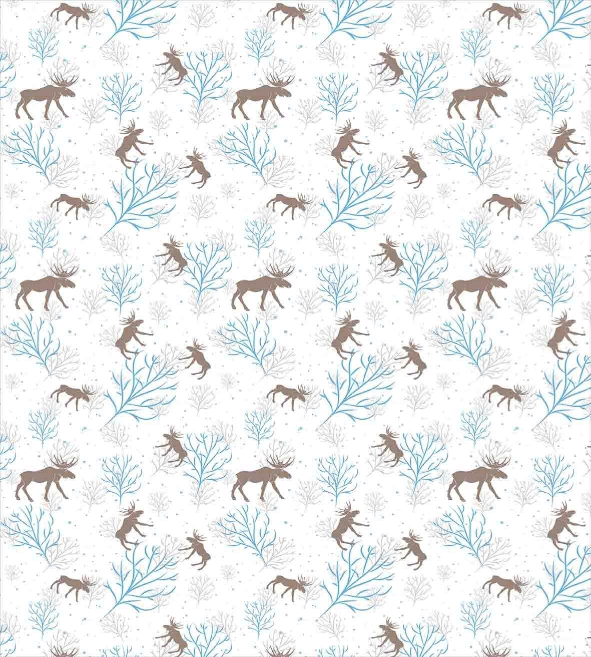 Ambesonne Moose Modern & Contemporary Duvet Cover Set