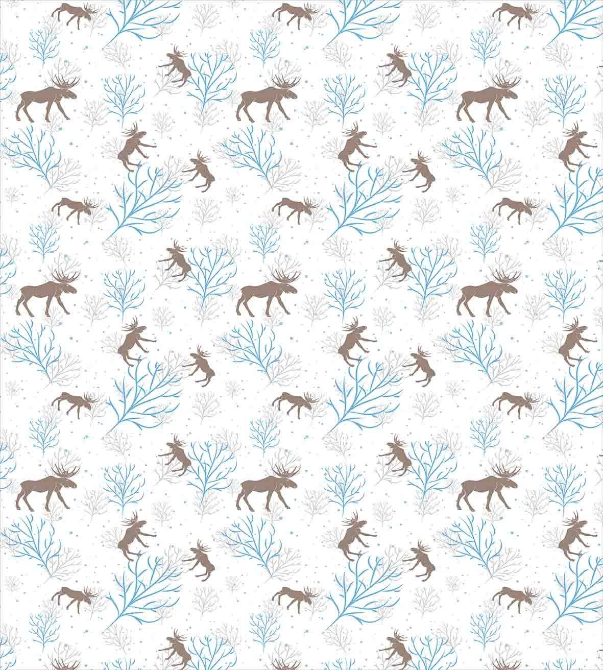 Ambesonne Moose Modern & Contemporary Duvet Cover Set