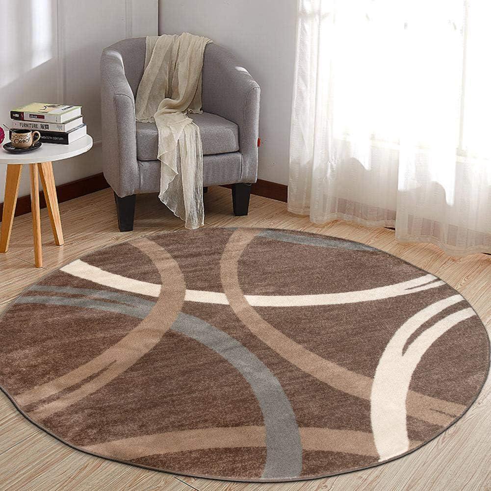 World Rug Gallery Contemporary Abstract Circles Design Area Rug