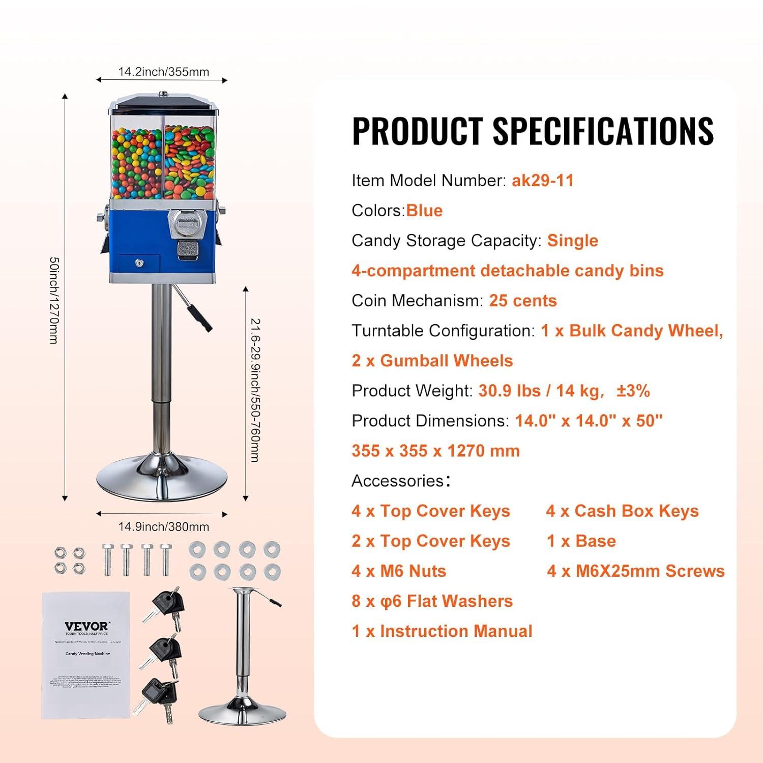 VEVOR VEVOR Gumball Machine