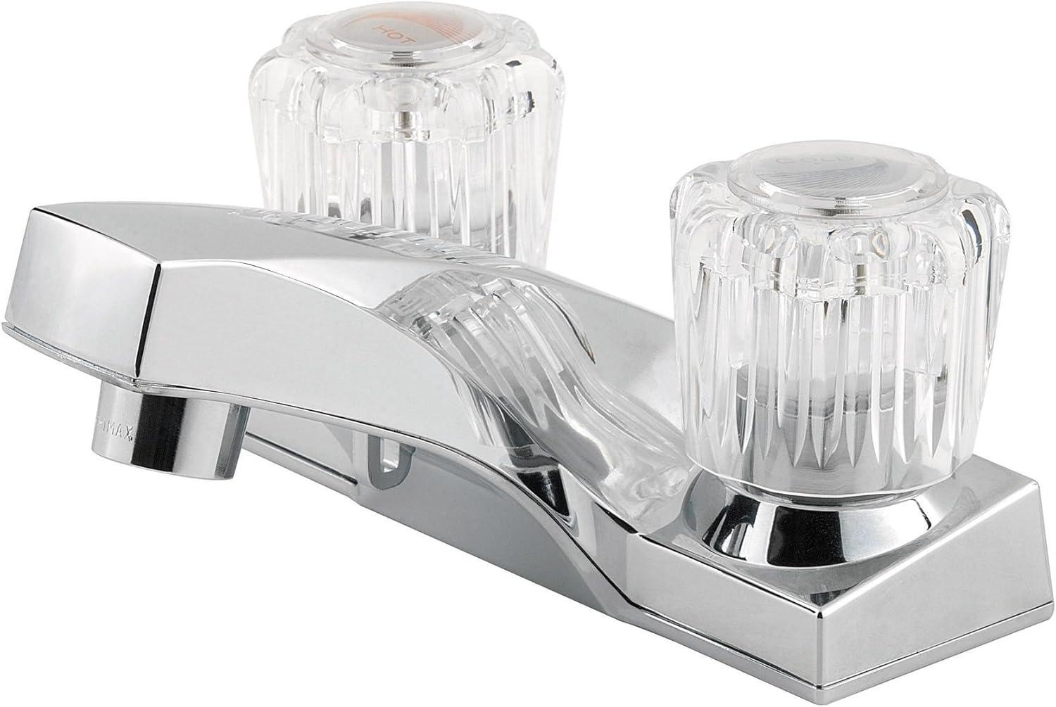 Centerset Bathroom Faucet with Drain Assembly