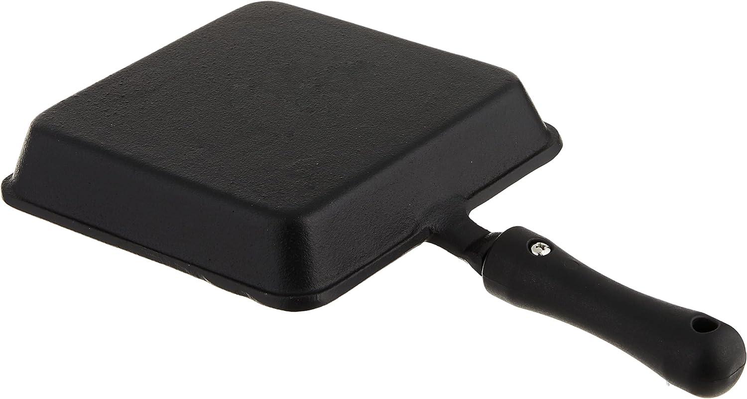 Norpro Mini Cast Iron Panini Pan with Press, 5.9 IN, As Shown