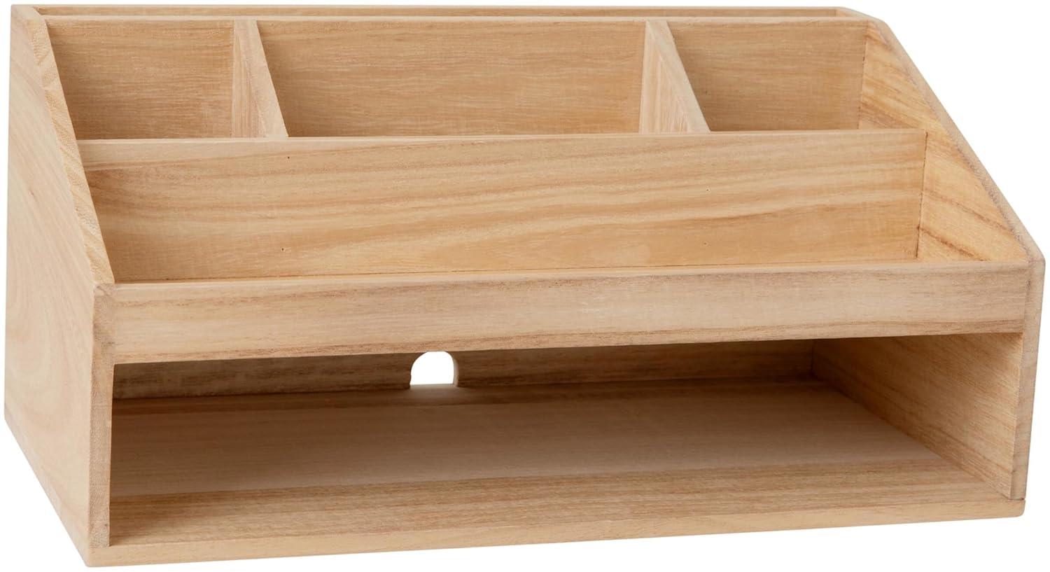 Martha Stewart Thomas Martha Stewart Wooden Office Desktop Organizer